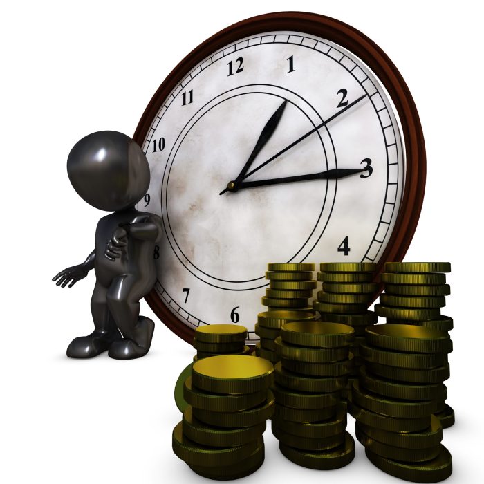 3d morph man time is money